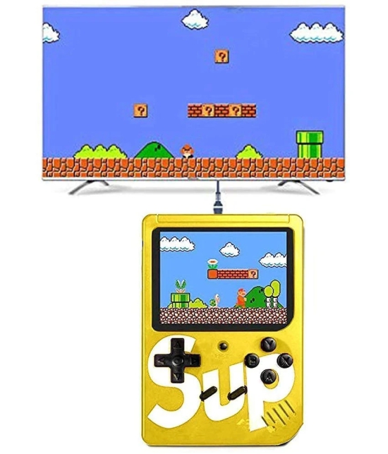 SUP 400 in 1 Retro Game Box Console Handheld Game , Run with AV Connecter TV, Display Size: 2.4In, Brightness is Fixed