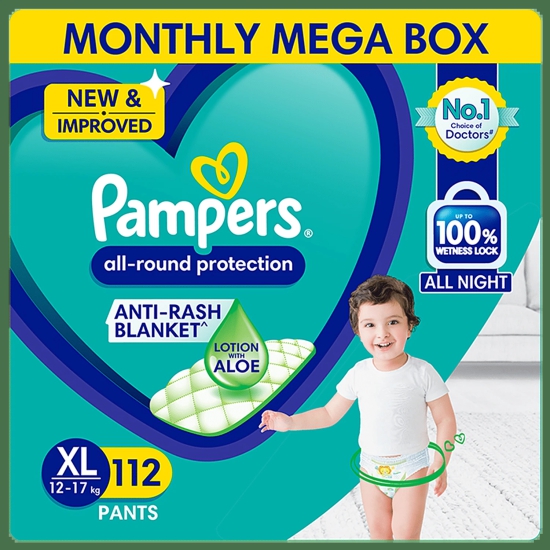 Pampers All Round Protection 12+ Kg Diaper Pants - XL, 20 pcs