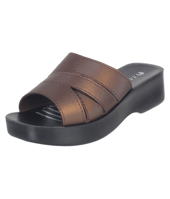 Inblu - Tan Women''s Slip On Heels - None