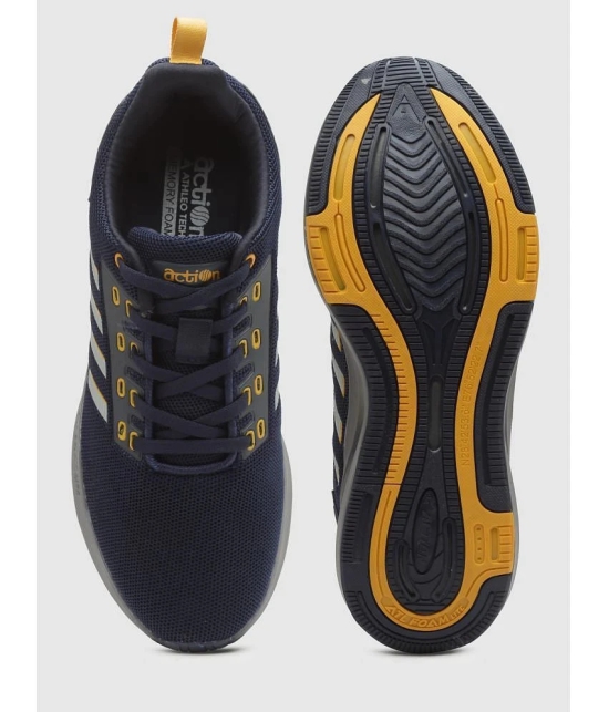 Action Sports Shoes For Men Navy Mens Sports Running Shoes - None