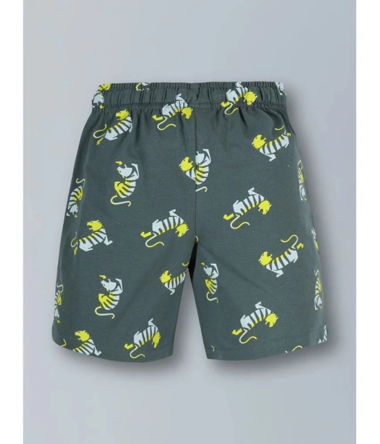 PLUM TREE - Navy Cotton Boys Shorts ( Pack of 2 ) - None