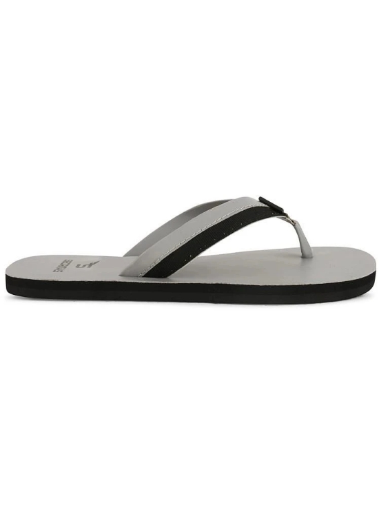 Secritas Grey Mens Leather Slipper - 9