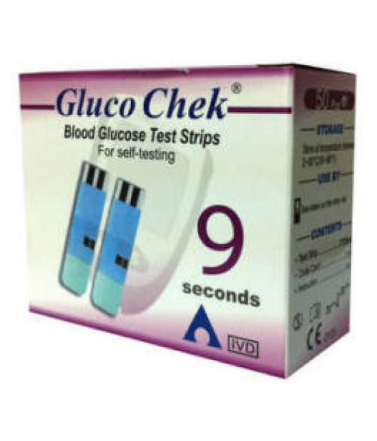 Glucochek 50 Test Strips No Code Chip Expiry March 2024