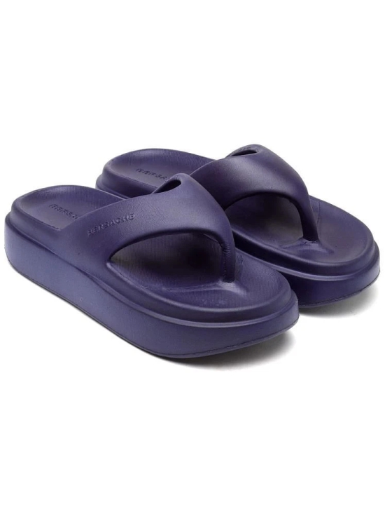 Bersache Blue Womens Flip Flop - None