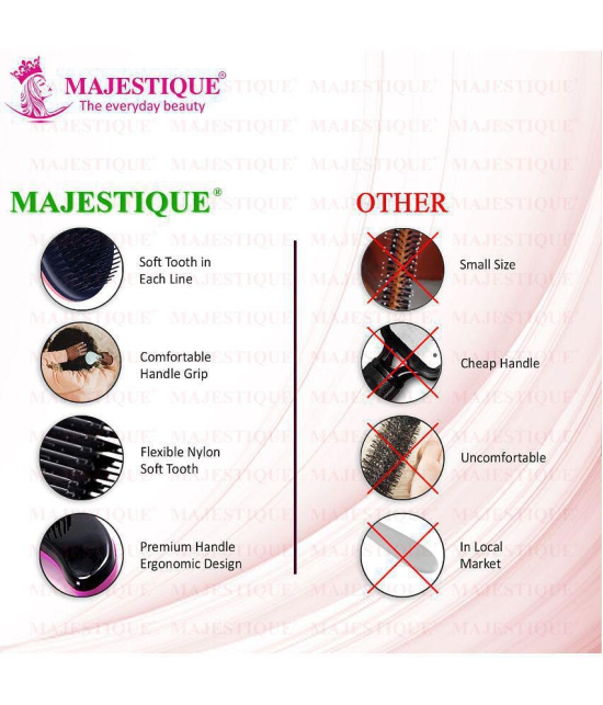 MAJESTIQUE - Vented Brush For All Hair Types ( Pack of 1 )