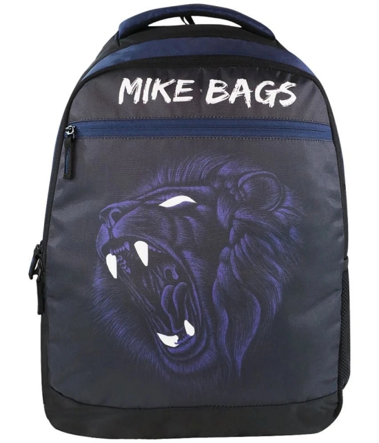 mikebags 27 Ltrs Blue Polyester College Bag - Blue