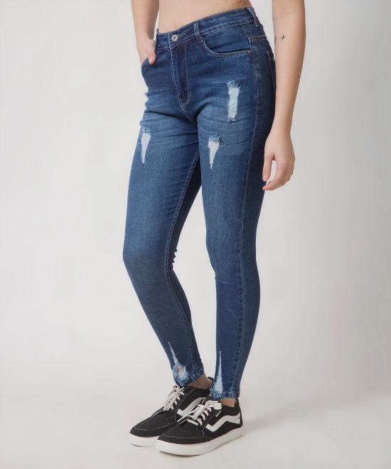 Women Classic Blue Denim Jeans-24