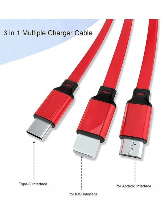 Tecsox Red 3A Multi Pin Cable 1 Meter - Red