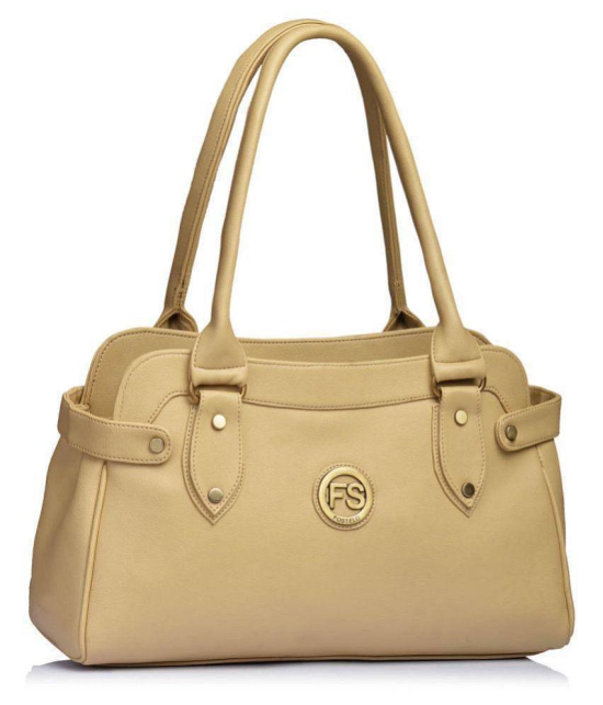 Fostelo Cream P.U. Shoulder Bag - Cream