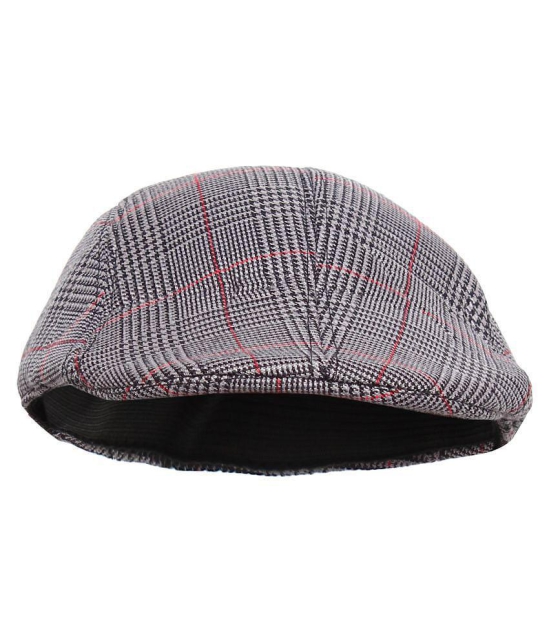 Zacharias Men''s Checkered Golf Cap (I-02) - Gray