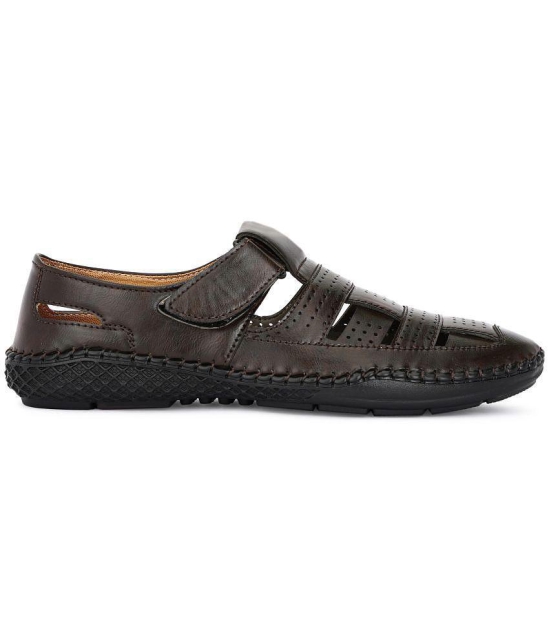 Buxton - Brown Mens Sandals - None