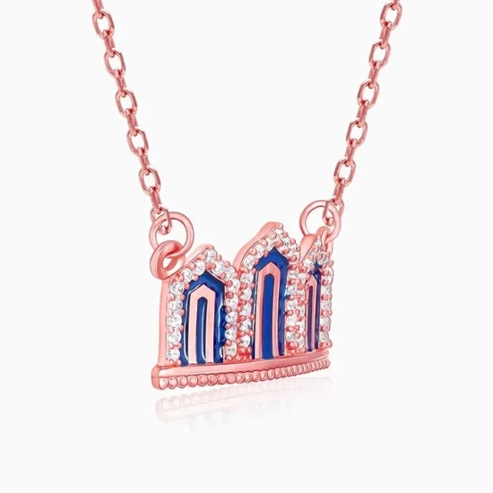 Rose Gold Gates to Taj Necklace