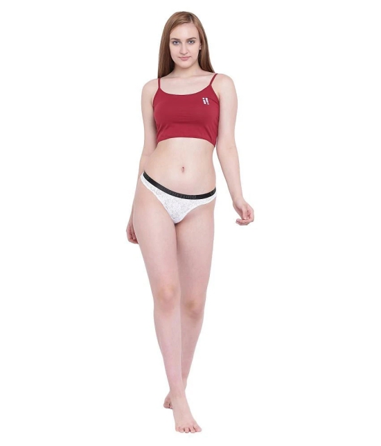 La Intimo Nylon Thongs - L