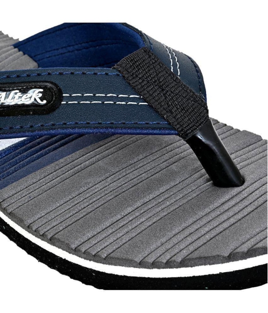 Altek - Grey Mens Thong Flip Flop - None