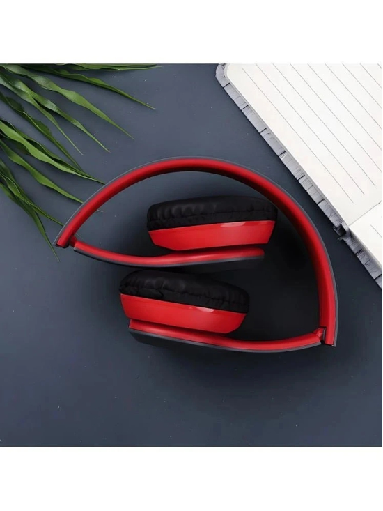 UGPro UGP-47 Dual Mode 3.5 mm Bluetooth Headphone Over Ear 6 Hours Playback Adjustable length IPX4(Splash & Sweat Proof) Red