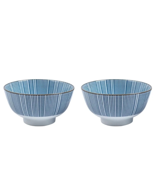 Bowls, for Serving, Blue, Ceramic, Set of 2, 300 mL