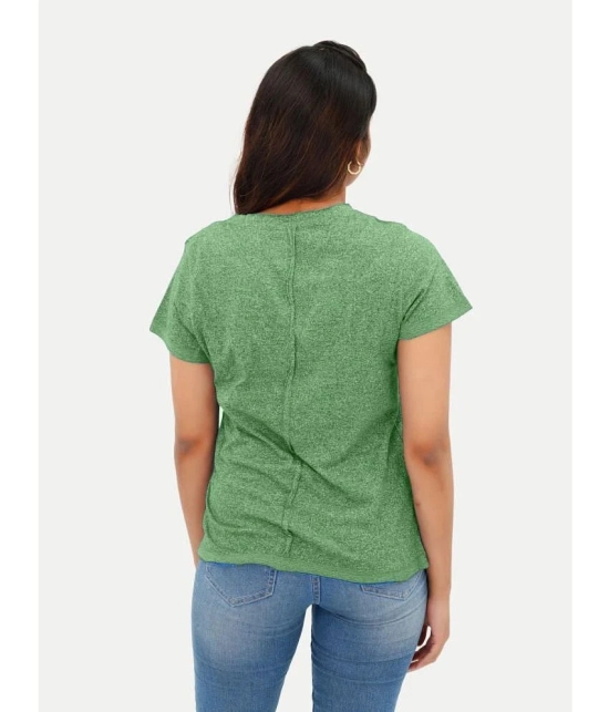 Radprix Green Cotton Blend Regular Fit Womens T-Shirt ( Pack of 1 ) - None