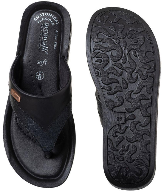 Aerowalk Black Women''s Slipper - None