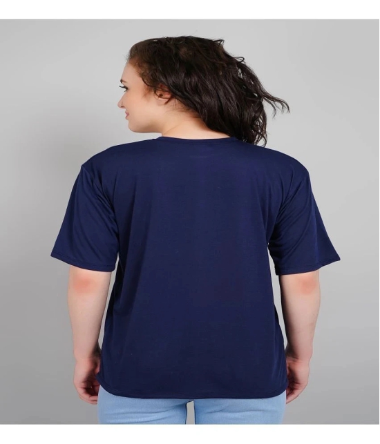 AKTIF Blue Cotton Womens T-Shirt ( Pack of 1 ) - None