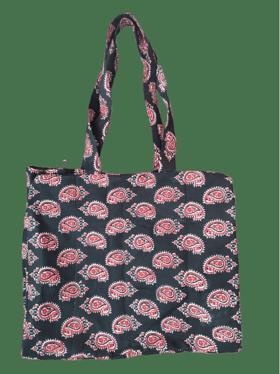 NIRJHARI Crafts Handmade Block Print Bag