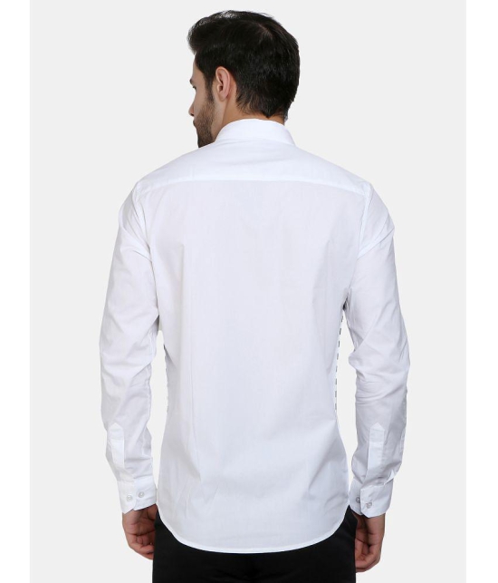 Life Roads - White 100% Cotton Slim Fit Men's Casual Shirt ( Pack of 1 ) - None