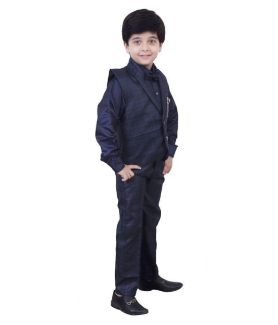 Arshia Fashions Boys Shirt Waistcoat and Pant Set Party wear - None