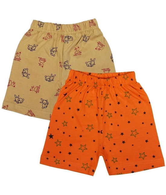 Diaz - Multicolor Cotton Boys Shorts ( Pack of 2 ) - None