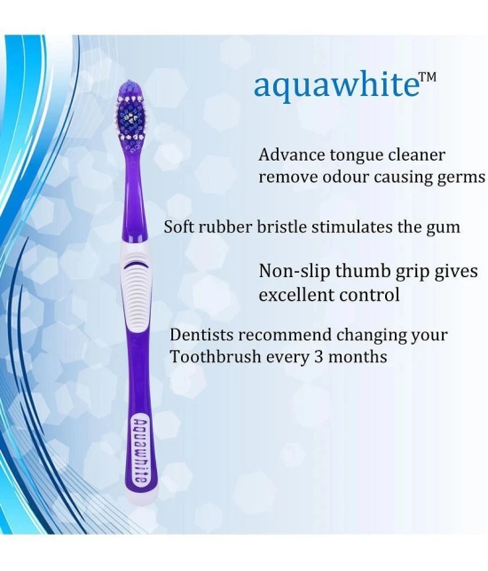 aquawhite STARCOP Family Pack Toothbrush Pack of 4