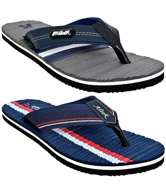 Altek Grey Mens Thong Flip Flop - None