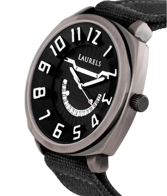 Laurels Hugo Series Mens Watch (Lo-Hg-102)-Black