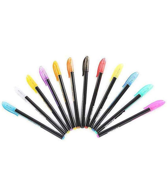 SHB Neon Color pen Set Of 12 For Sketching, Drawing, Painting, Gifting To Kids