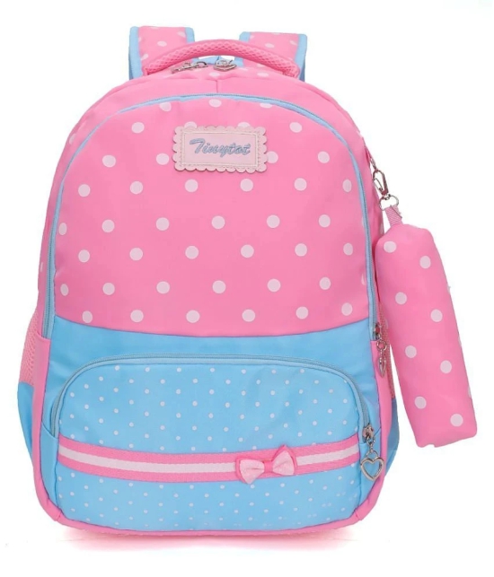 Tinytot 30 Ltrs Pink School Bag for Boys & Girls