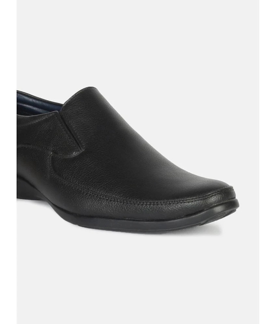 Aqualite Black Mens Slip On Formal Shoes - None