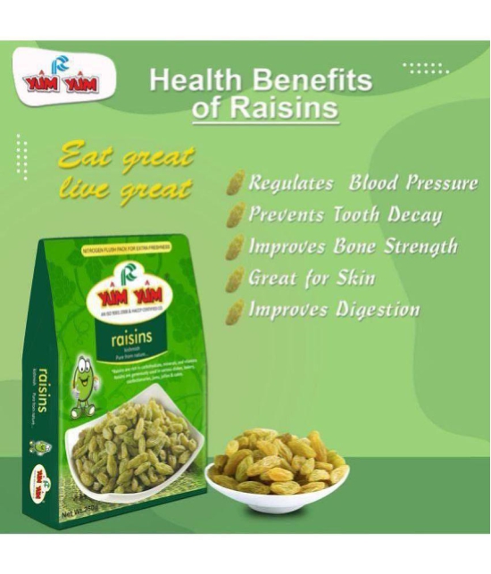 YUM YUM 250 g Premium Dried Raisin Kishmish