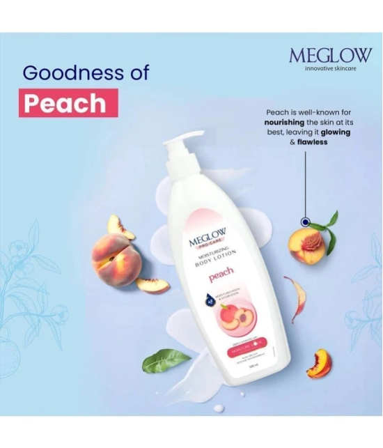 Meglow Pro-Care Moisturizing Lotion Enriched with Peach Ext. For All Skin Type 500 ml