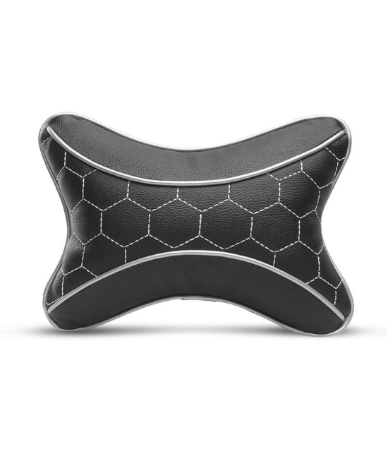 Auto Hub Neck Cushions Set of 2 Black