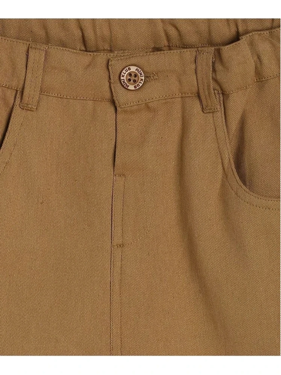 MINI KLUB - Beige Cotton Boys Trousers ( Pack of 1 ) - None