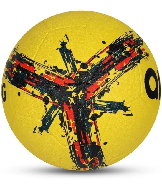 Aivin - Yellow Rubber Football ( Pack of 1 ) - 5