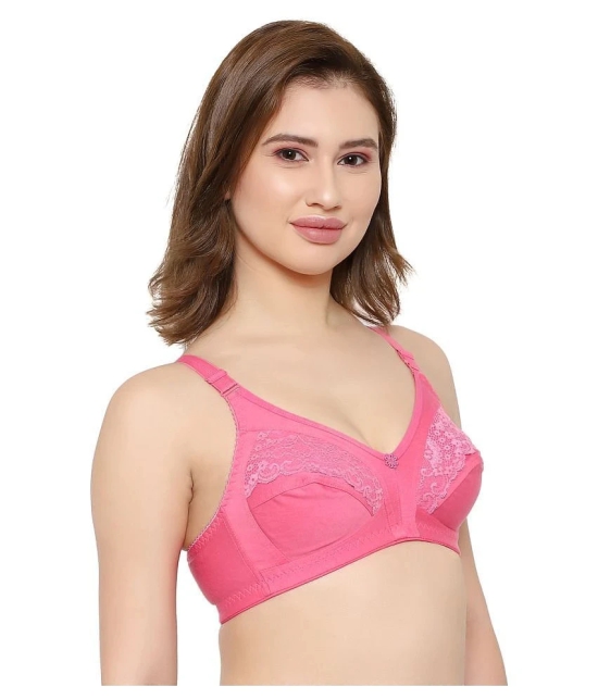 KYODO Poly Cotton Shaping Bra - Pink - 42B