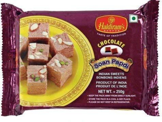 Haldiram Nagpur Chocolate Soan Papdi 250g