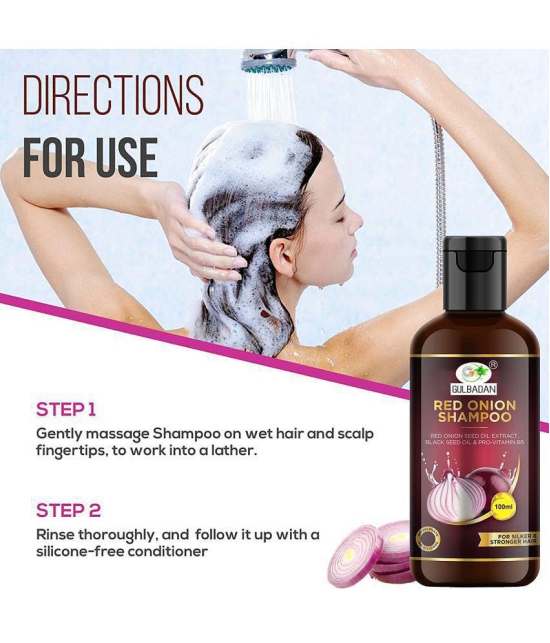 GULBADAN Onion Hair Fall Shampoo for Hair Growth & Hair Fall Control for Men & Women Shampoo 100 mL Pack of 2