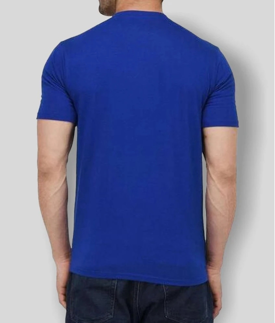 SKYRISE - Blue Cotton Slim Fit Mens T-Shirt ( Pack of 1 ) - None