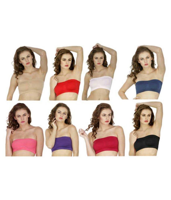 intimate desire Cotton Lycra Tube Bra - Multi Color - None