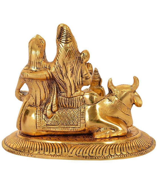 VARKAUS - Brass Shiv Family Idol ( 14 cm )