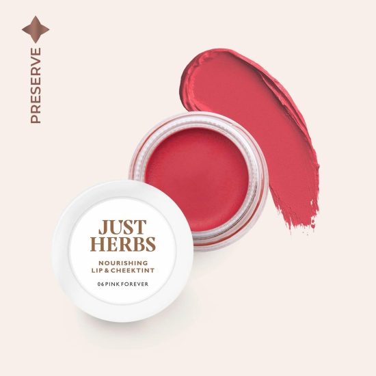 Just Herbs Nourishing Lip and Cheek Tint - 4g Pink_Forever_06