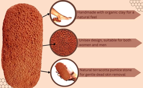 Natural Pumice Stone for Removing Calluses and Dead Skin