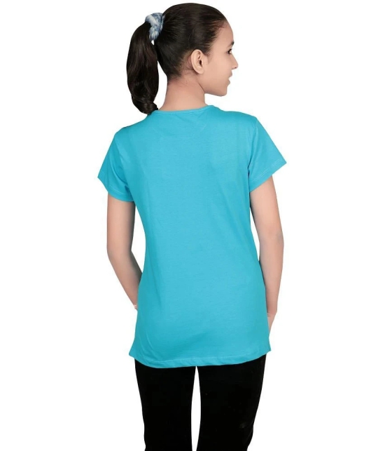 Bodycare Blue Cotton Girls T-Shirt ( Pack of 1 ) - None