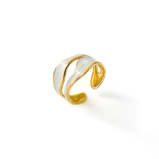 Margot 18K Gold Plated Ring-Gold