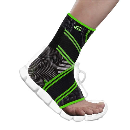 TYNOR Ankle Binder Air Pro, 1 Unit (Colour - GREEN, Size - XL) by Total Sporting And Fitness Solutions Pvt Ltd