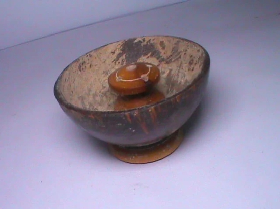 Coconut Shell Candle Holder